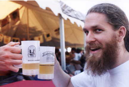[Aaron at the Portland Brewing Festival]